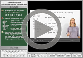 Stem and Leaf Plots on MathHelp.com