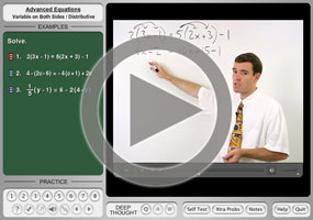 Multi Step Equations on MathHelp.com