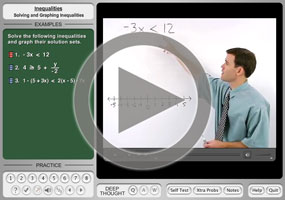 Solving Inequalities on MathHelp.com