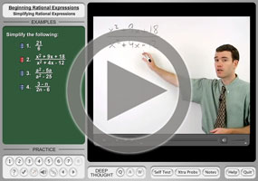 Simplifying Rational Expressions on MathHelp.com