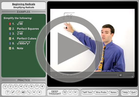 Simplifying Radicals on MathHelp.com