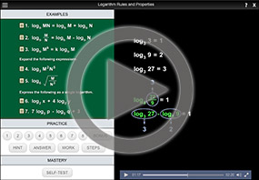 Logarithm Rules on MathHelp.com