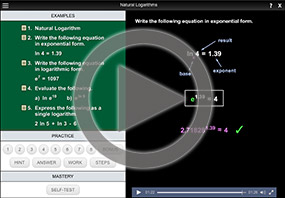 Natural Logarithms on MathHelp.com