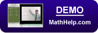Try a MathHelp.com demo lesson